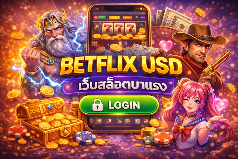 BETFLIX USD เว็บสล็อตมาแรง ระบบใหม่ แตกง่าย